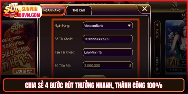 Chia sẻ 4 bước rút thưởng nhanh, thành công 100%