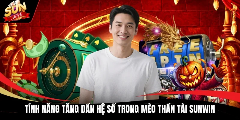 Tính năng tăng dần hệ số trong Mèo Thần Tài Sunwin